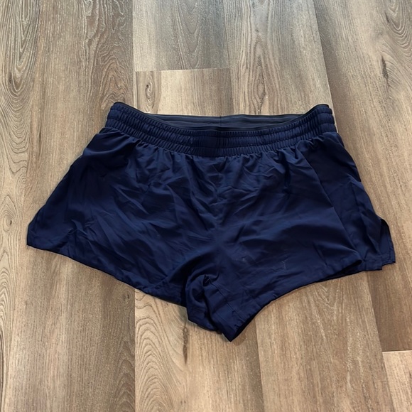 Fabletics Navy Blue Running Shorts - Picture 3 of 11